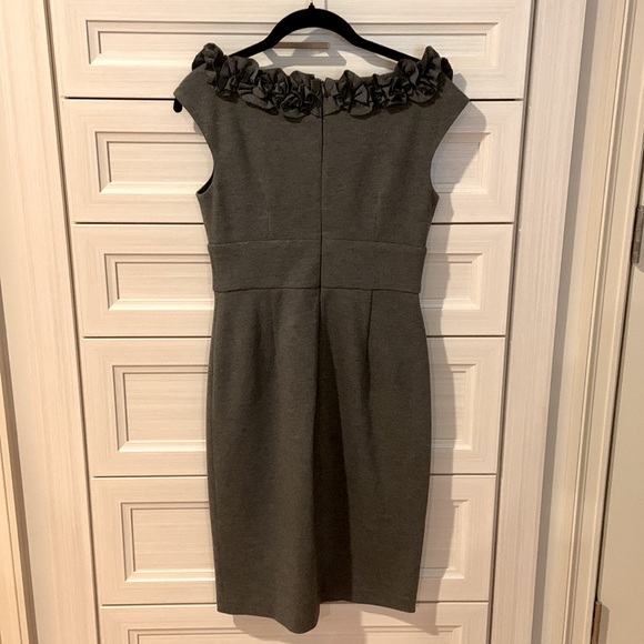 London Times gray stretchy dress - Picture 2 of 4